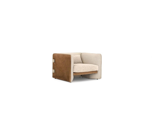 Luxus Modern Sessel Polstermöbel Einrichtung Wohnzimmer Textil Polstersessel