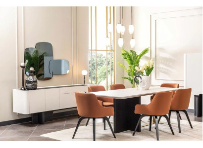 Essecke Esszimmermöbel Weiß 9tlg Esszimmer Esstisch Stühle Essgruppe