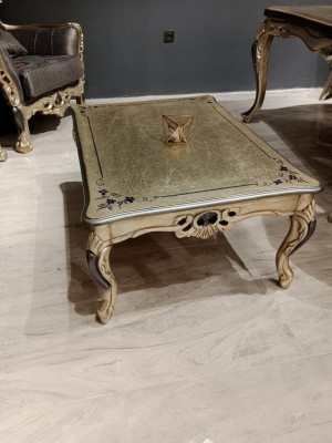 Klassischer Couchtisch Wohnzimmer Möbel edlem Couchtisch Gold Neu