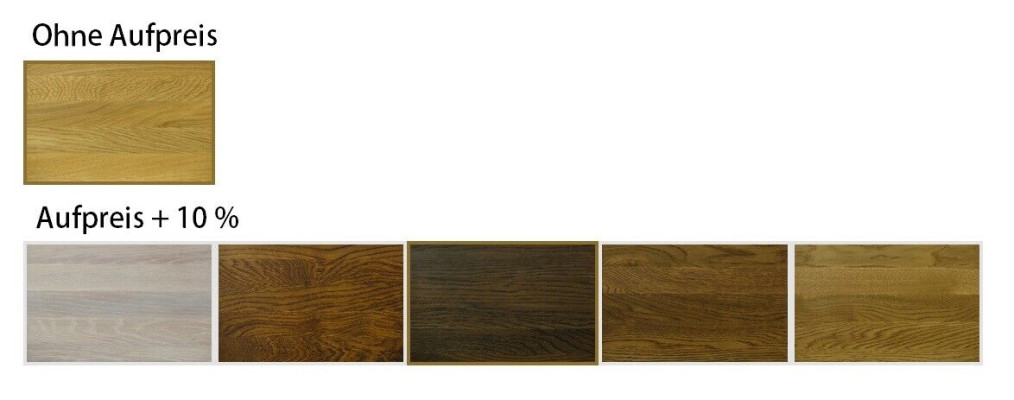 Schlafzimmer 3tlg. Set Echtes Holz Bett mit 2x Nachttische 180x200cm Massivholz