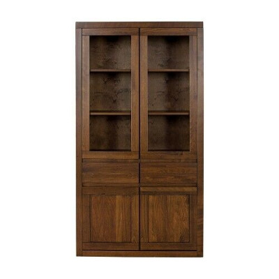 Vitrine Vitrinen Schrank Glasschrank Regal Holz Schrank System Regale Wohnzimmer