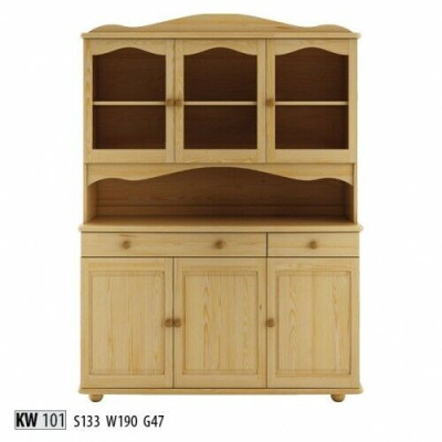 Büfett Anrichte Esszimmerschrank Geschirrschrank Vollholz Schrank Holz Schränke