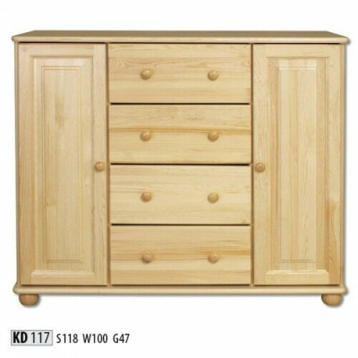 Massive Kommode Sideboard Schrank Kommoden Echtholz Schränke Neu Anrichte Möbel