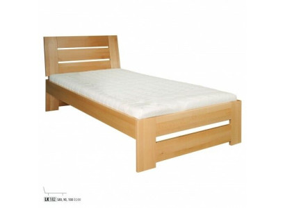 Holzbett Echtes Holz Bett Betten Hotel 100x200 Stil Massive Möbel Schlafzimmer