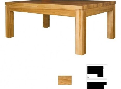 Beistell Tisch Couchtisch Echtes Holz Massive Möbel Eiche 100x70 cm Neu Tische