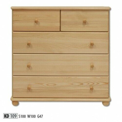 Massive Kommode Sideboard Schrank Kommoden Echtholz Schränke 100cm Anrichte Neu