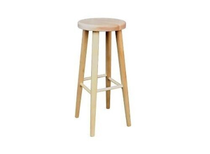 Barhocker Barstuhl Barmöbel Rund Sitzhocker Holzhocker Massivholz Hocker