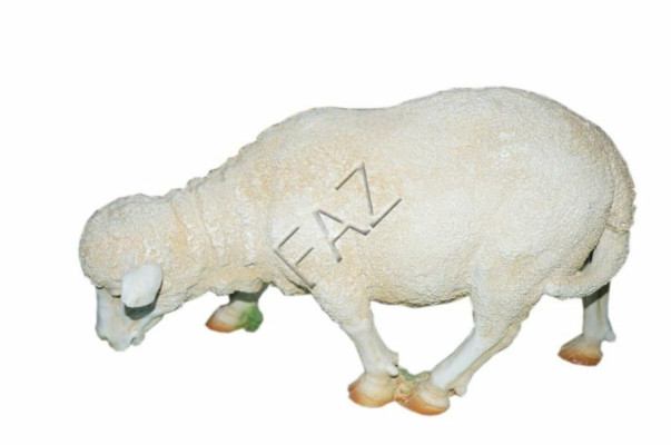 Design Schaf grasen Figur Garten Statue Skulptur Figuren Skulpturen Deko Statuen