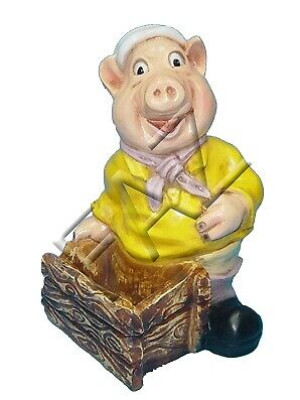 Design Schwein Figur Garten Statue Skulptur Figuren Skulpturen Dekoration c360 Artikelzustand: Neu