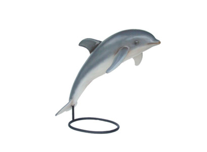Delphin Dekorative Statue Garten Figuren Statuen 172cm Lebensgroß Figur Neu
