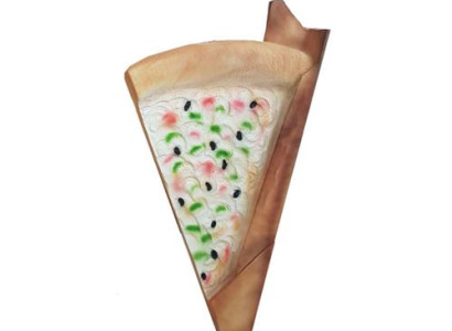 Aufsteller für Pizza Laden Bude Restaurant Preis Schild Skulptur Statue 200cm