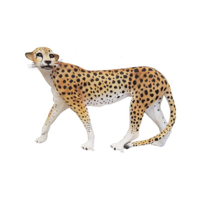 Dekoration Garten Figuren Statue Skulptur Leopard Deko Statuen Figur 85x135cm
