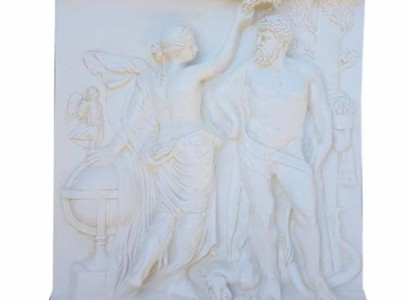 Antik Stil Relief Gemälde Deko Figur Statue 94x100 cm Figuren Statuen Skulpturen