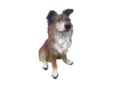 Hund Tier Figur Statue Garten Dekoration Skulptur Deko Skulpturen