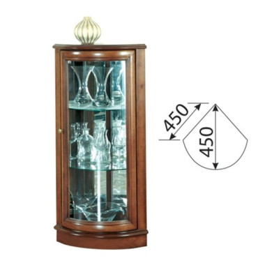 Komplett Wohnzimmer Vitrine Kommode Tisch Vitrinen Esszimmer Set 4-Teilig