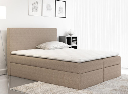 Boxspringbett Textil Design Doppel Hotel Modern Bett Schlafzimmer Betten Stoff
