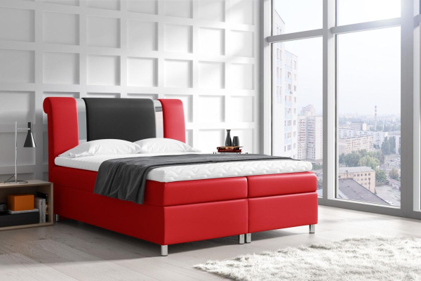 Bett mit Bettkasten Boxspring Betten Möbel Doppel 160x200 Schlafzimmer Hotel Neu