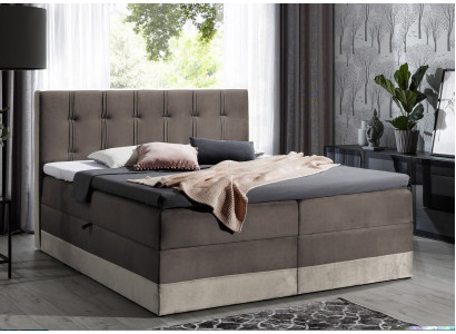 Boxspringbett Möbel Doppel Hotel 180x200 Schlafzimmer Bett mit Bettkasten Neu