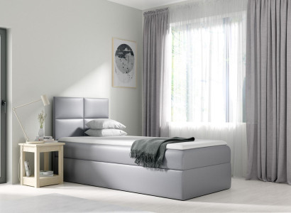 Bett Bettkasten Schlafzimmer Design Hotel Single 80 cm Jugendbett Boxspringbett