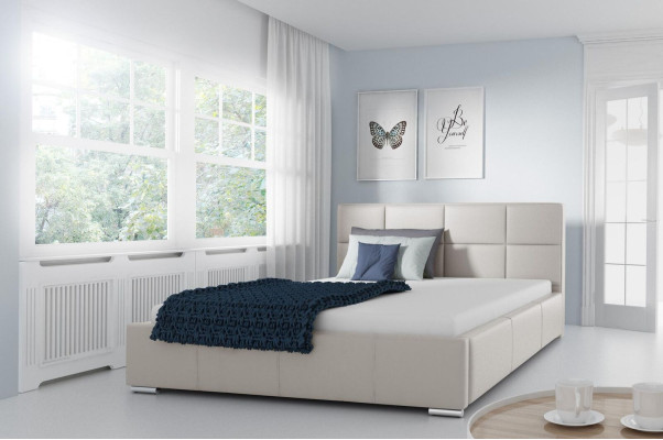 Doppel Bett Gepolsterte Betten Lederbett Design Luxus Möbel 200x200 Bettrahmen