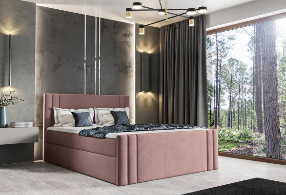 Bett Schlafzimmer Betten Polster Design Doppel Luxus 180x200 Boxspring Neu