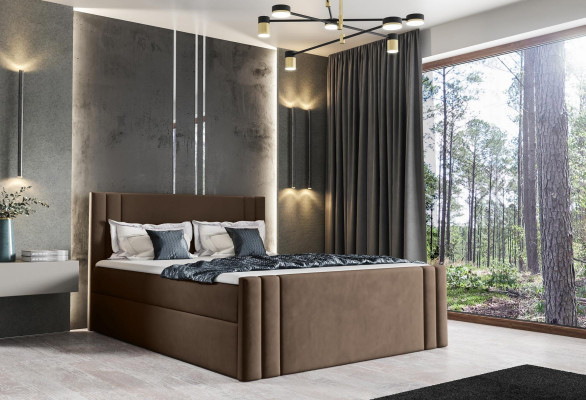 Bett Schlafzimmer Betten Polster Design Doppel Luxus 180x200 Boxspring Neu