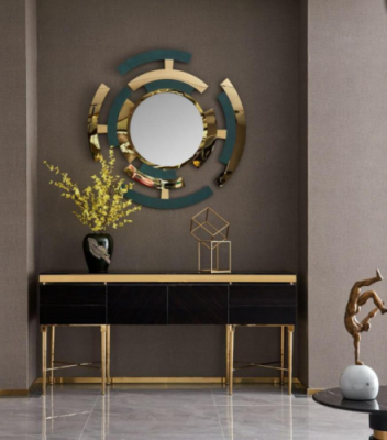 Konsolen Tisch Design Möbel Tische Sideboard Medusa Luxus Wohnzimmer