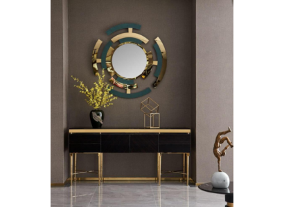 Konsolen Tisch Design Möbel Tische Sideboard Medusa Luxus Wohnzimmer