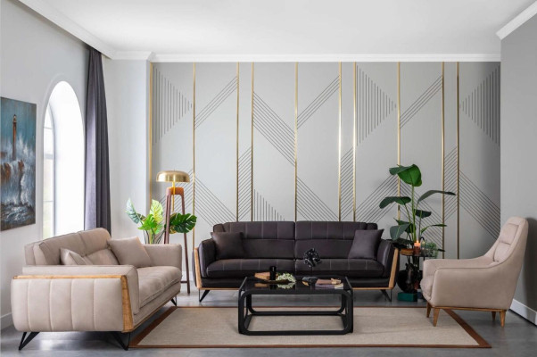 Schlafsofa Couch Dreisitzer Klappsofa Couchen Sofa Stoff Bettfunktion
