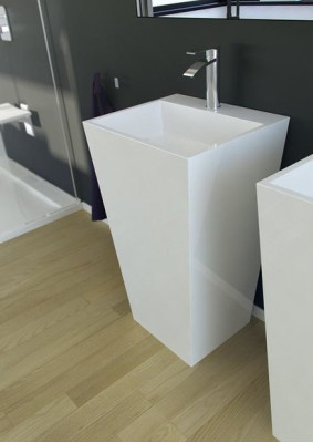 Modernes Becken Waschbecken Acryl Stand Bad Freistehender Waschtisch