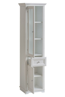Hochschrank Badmöbel Unterschrank Hochschrank weiß Badschrank