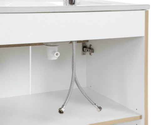 Waschbecken Waschtisch Unterschrank Becken Badezimmer Waschtische 60cm Keramik