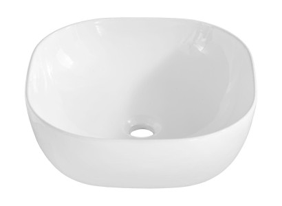 Keramik Waschtisch Modern Waschbecken Dekorative Aufsatzwaschtisch Weiß