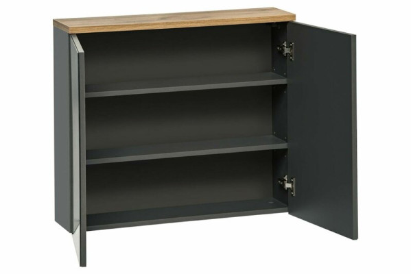 Spiegelschrank Wandschrank Badezimmerschrank mit Spiegel 80 cm Bad