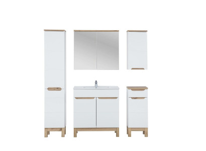 Badmöbelset Badezimmer Waschbecken Badmöbel Set 5tlg. Zimmer