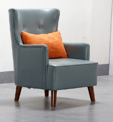 Design Ohrensessel Kunstleder Couch Sofa Polster Einsitzer Sessel Neu