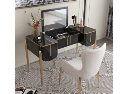 Modern Schminktisch Spiegel Luxus Konsole Kommode Schlafzimmer Neu
