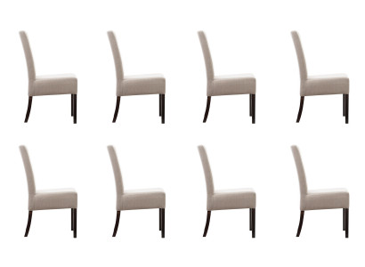 8x Stuhl Set Polster Sitz Stühle Garnitur Wartezimmer Kanzlei Praxis Lounge Club