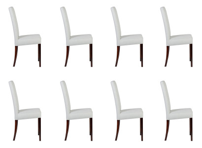 8x Stühle Stuhl Polster Design Lounge Club Sitz Lehn Garnitur Sessel Neu