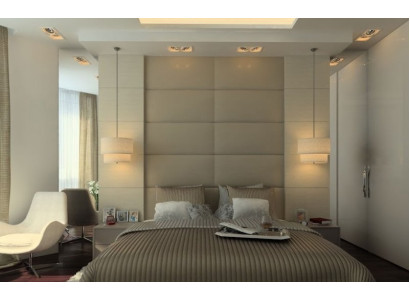 Wandverkleidung 3D Designer Wandpaneel Paneel Leder Polster Wand Gepolsterte