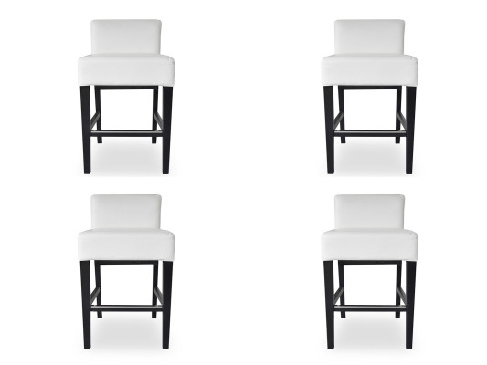 4x Bar Hocker Barhocker Tresen Tisch Stuhl Set Stühle Polster Sitz Garnitur