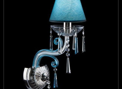 Bohemia Wandleuchte Blau Kronleuchter Lampe Lampenwelt Wandleuchter Lampen