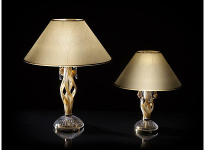 Tischleuchte Antik Stil Kronleuchte Tisch Lampe Leuchte Lampen Kristall Leuchten