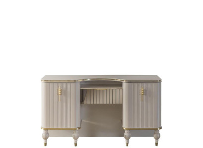 Beiger Kosmetiktisch Designer Schminktisch Schlafzimmer Exklusive Möbel