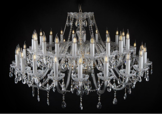 Kristall Kronleuchter Hängeleuchte Bohemia Lampe Deckenleuchte