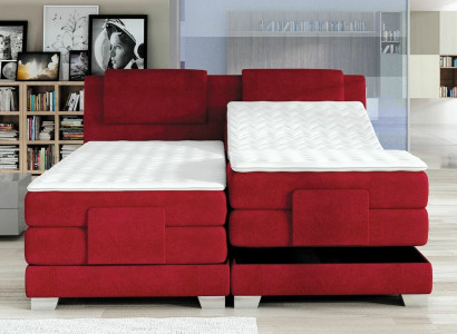 BOXSPRINGBETT DESIGN BETT TOPPER FEDERKERN DOPPELBETT POLSTERBETT ELEKTRISCH