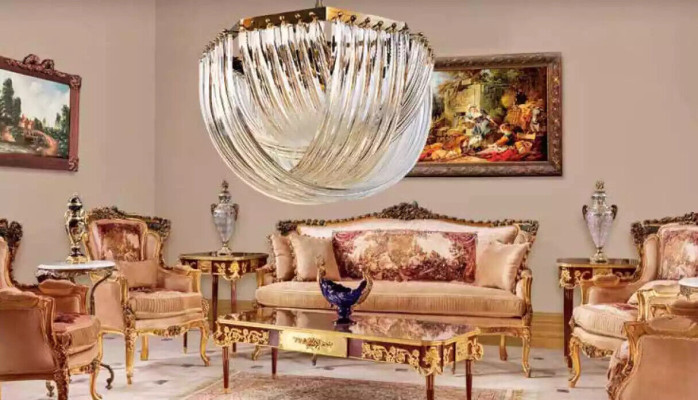 Kronleuchter Wohnzimmer Luxus Deckenleuchte Crystal Kronleuchter