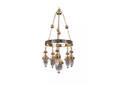Deckenlampe Kronleuchter Pendelleuchte Wohnzimmer Luxus Glanz Leuchte
