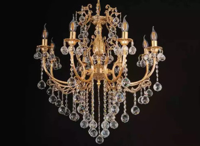  Kronleuchter Kristall Luxus Deckenleuchter Lüster Deckenlampe Gold Lampe