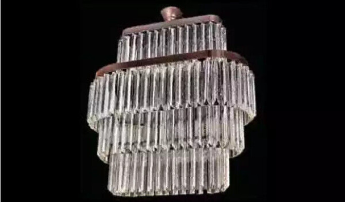 Kronleuchter Wohnzimmer Decken Luxus Design Crystal neu grau Modern